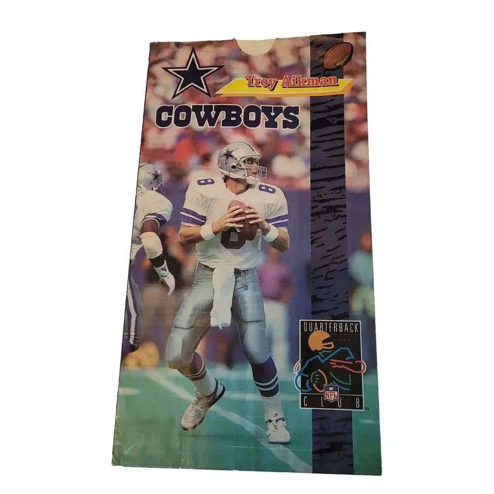 Troy Aikman Hall of Famer Game Day Popcorn Bag #8 Quarterback NFL 90s Vintage